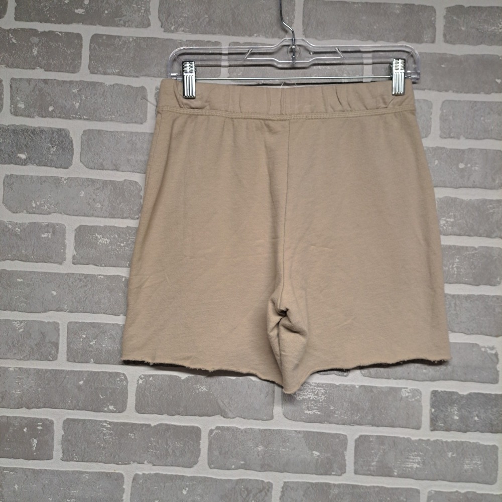 STANDARD James Perse French Terry ‎ Waist Elastic Shorts in Beige SZ 0 NWOT - Picture 5 of 9